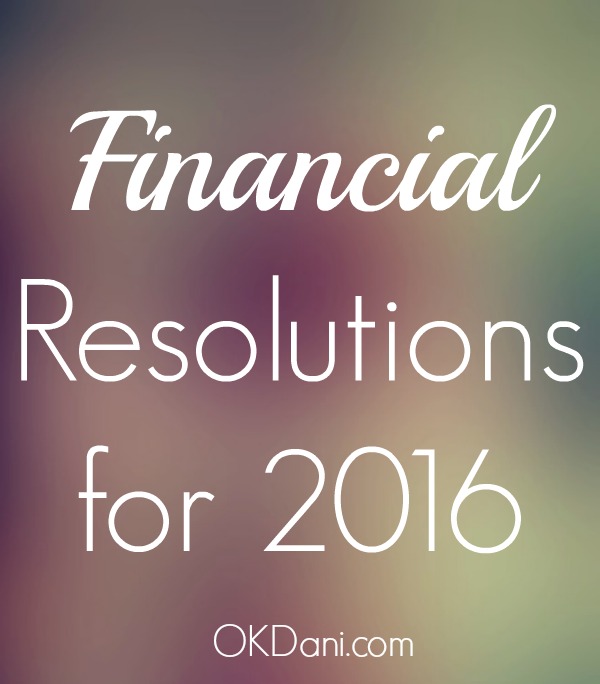 Financial Resolutions 2016