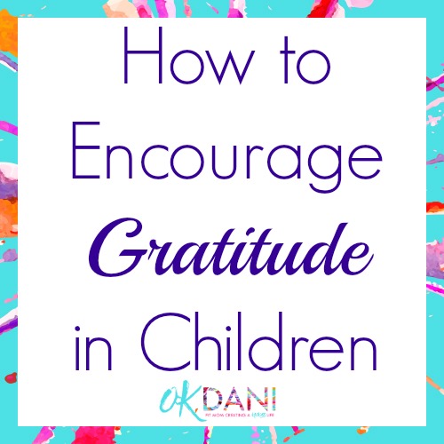 encourage gratitude in children