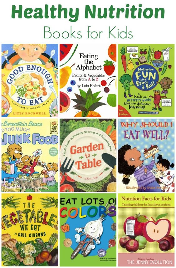 healthy nutrition books for kids