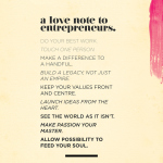 A Love Note to Entrepreneurs 