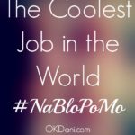 The Coolest Job in the World #nablopomo