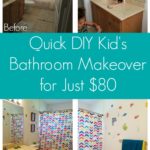Kids Bathroom “Makeover” – A Refresh for Under $80